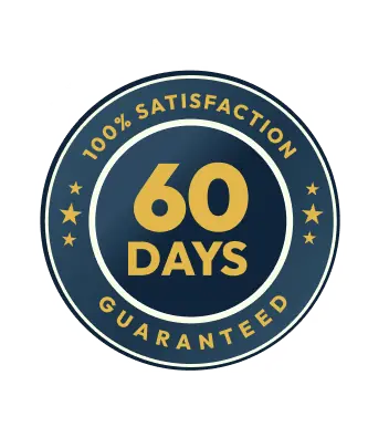 60-day satisfaction guarantee
